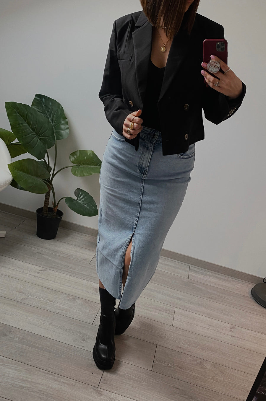 Short blazer Black